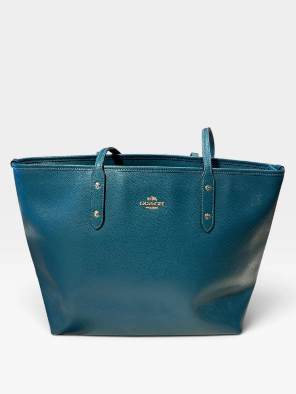 Coach Teal Tote